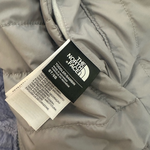 The North Face Toddler Mossbud Swirl Reversible water repellant hooded Jacket - Picture 4 of 7